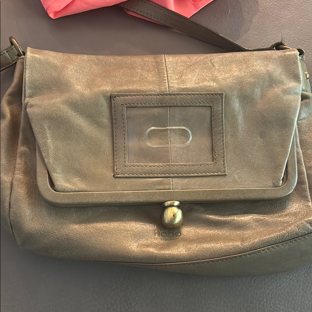 Hobo Metallic Shoulder Bag